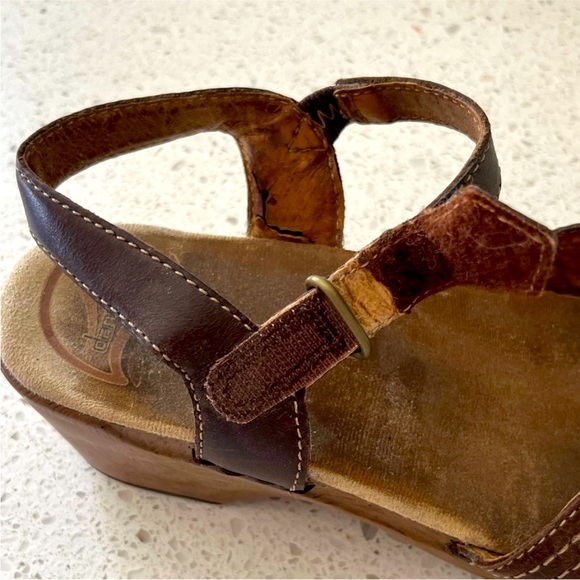 MAKE OFFER Dansko Sara Quarter Strap Sandals Waxy Java Size 7US/37EU - Picture 8 of 14